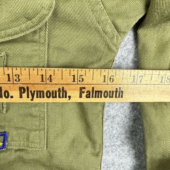 VTG BSA Boy Scouts of America Uniform Shirt Sanforized Boys 12 Regular 50s 60s* - Picture 10 of 13